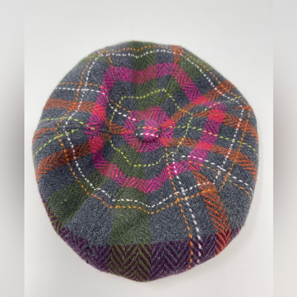 GYMBOREE: Infant Beret/Hat, Plaid, Size 12-24 months. - Picture 2 of 7